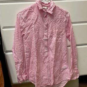 New with tag j crew button striped shirt